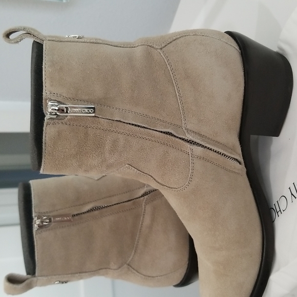 Jimmy Choo and Kaia soft suede booties. - Picture 6 of 7